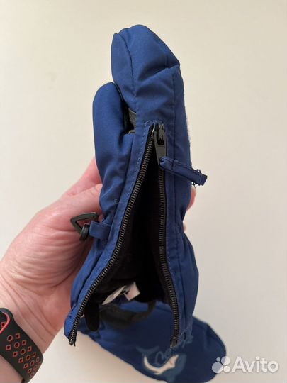 Варежки детские зимние на возраст 12 мес