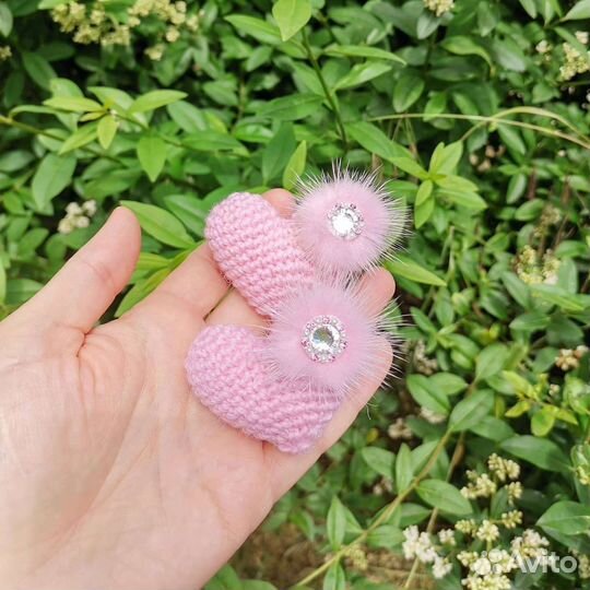 Бантики сердечки