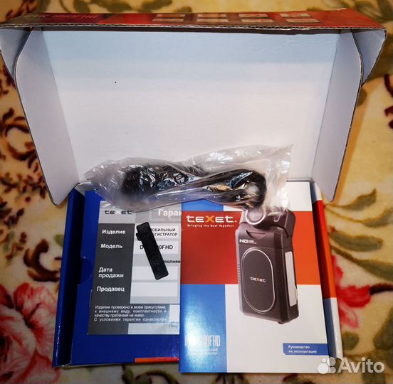 Коробка от Texet 600