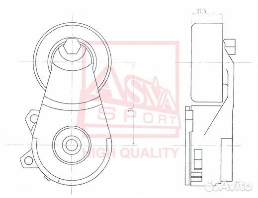 Натяжитель поликлинового ремня