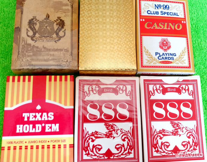 Карты игральные покерные сувенирные Новые