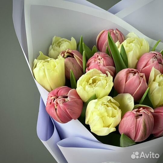 Букеты тюльпанов - доставка цветов