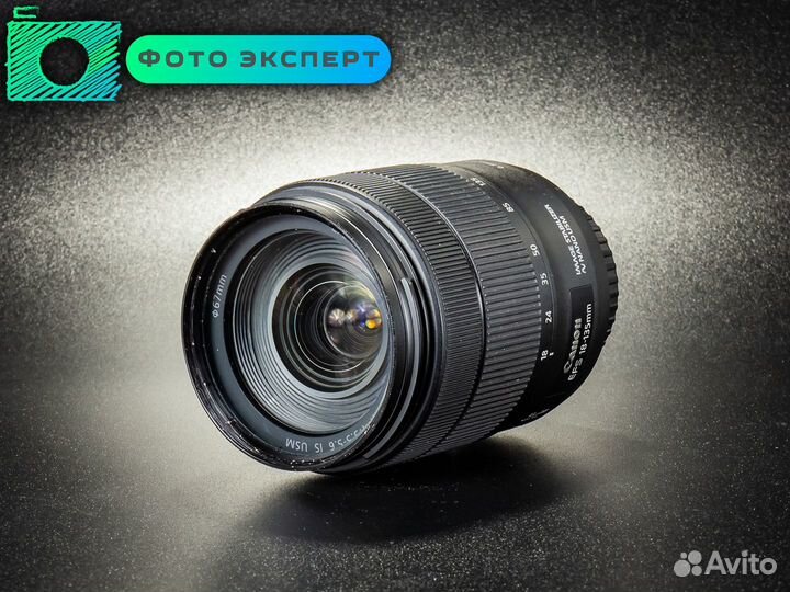 Объектив Canon EF-S 18-135mm f3.5-5.6 Nano USM IS