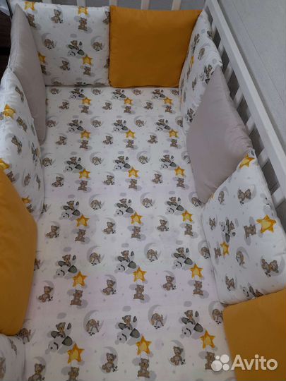 Бортики в детскую кроватку