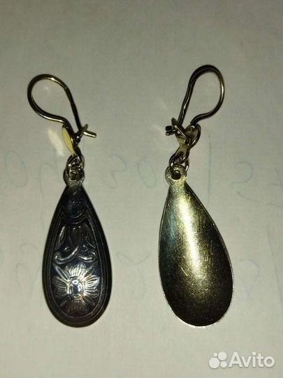 Серебряные серьги