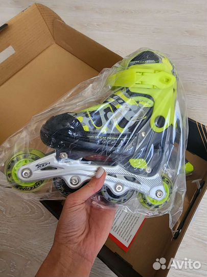 Роликовые коньки детские раздвижные