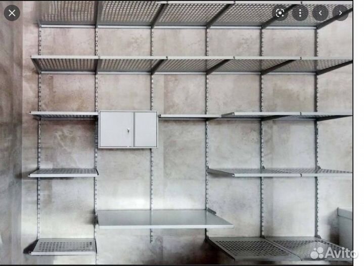 Стеллажи металлические. Система хранения