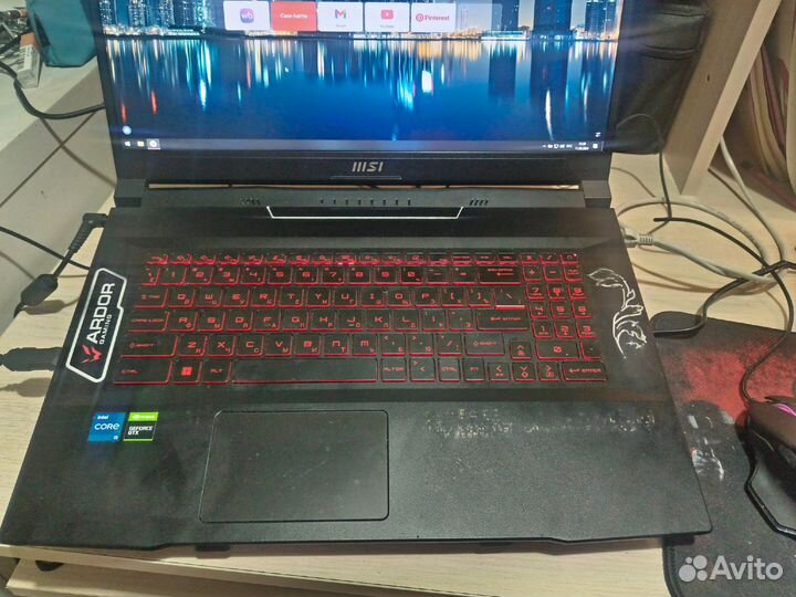 Игровой ноутбук msi katana gf76