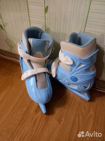 Коньки детские раздвижные с 35р по 37р