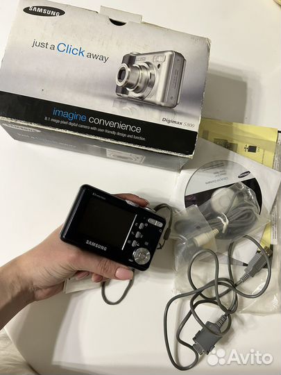 Компактный фотоаппарат samsung digimax s800