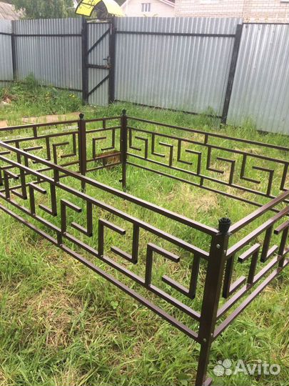 Оградки ритуальные на кладбище