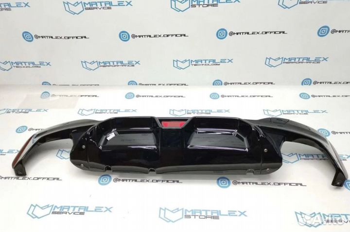 BMW G30 Диффузор стиль CS F90 со стоп сигналом