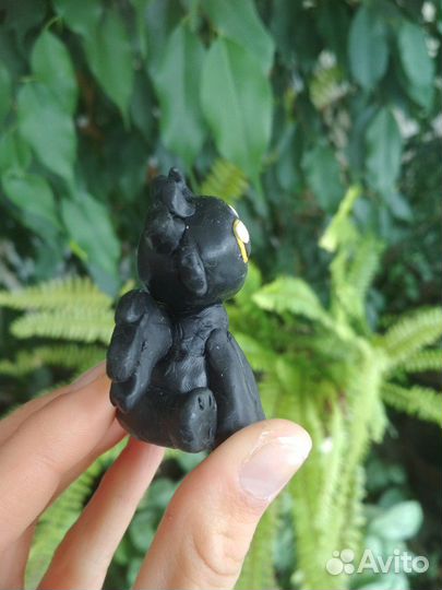 Дракон фигурка из пластилина, ручная работа