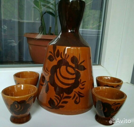 Кувшин коньячный и рюмки СССР