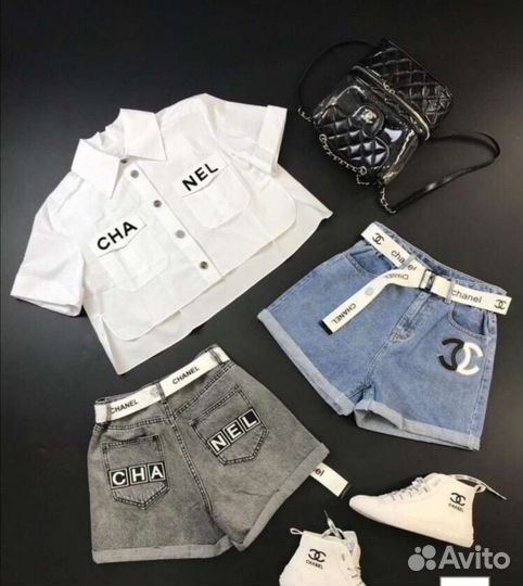 Шорты chanel женские