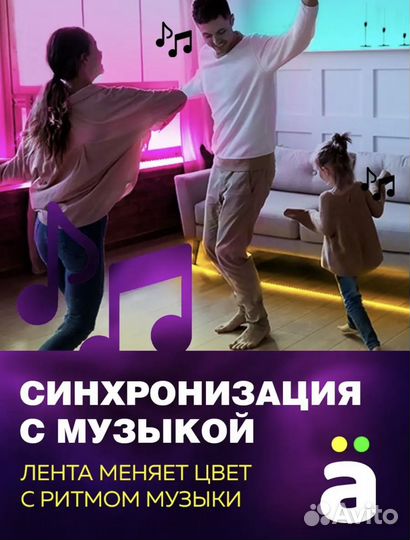 Лента светодиодная RGB 15м с пультом