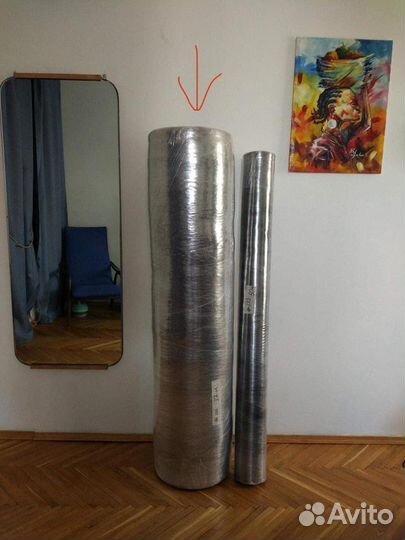 Ткань экомех «каракуль», рулон 37 м, пр-во Корея