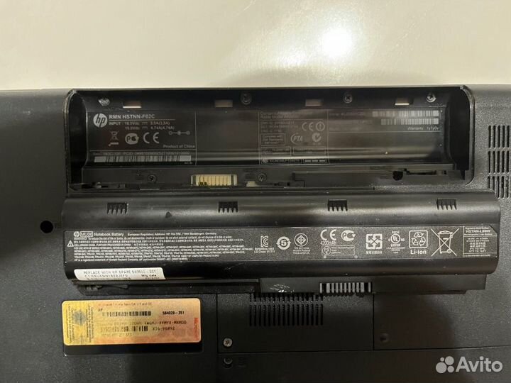 Ноутбук HP RMN hstnn-F02C