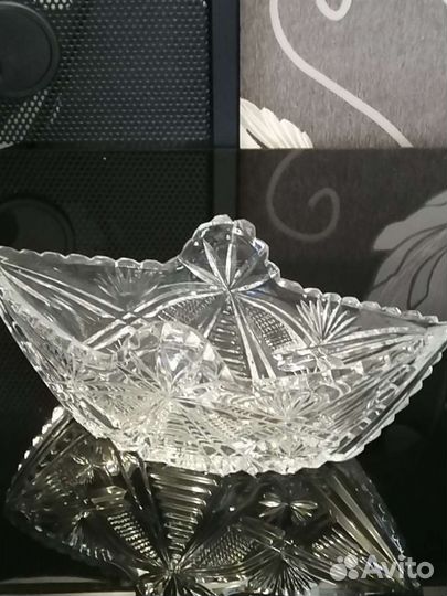 Ваза хрустальная СССР, досталось по наследству
