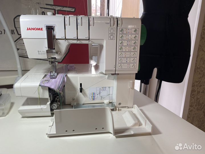 Распошивальная машина Janome Cover 7 plus
