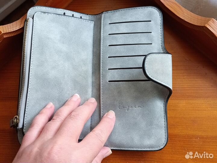 Кошелек женский новый (серый)