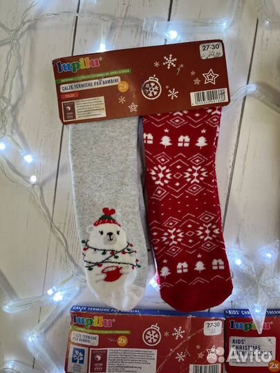 Носки детские новогодние 4-6 лет Германия