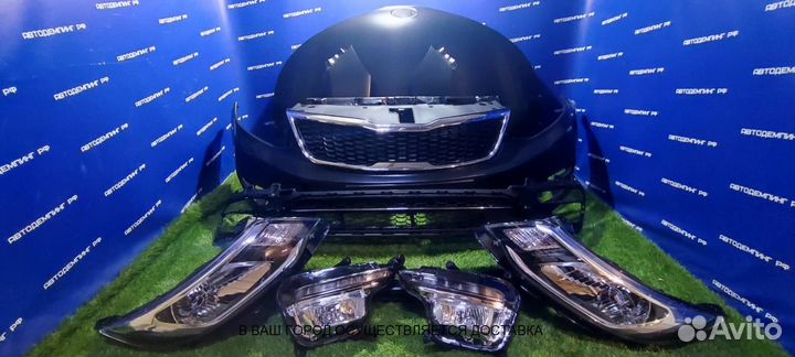 Передняя часть в сборе Kia Rio 3 рестайлинг