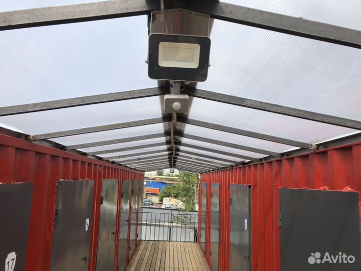 Хранение велосипедов, индивидуальный контейнер 4м²