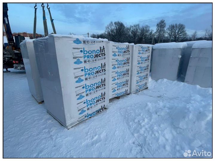 Газобетонные блоки с завода Bonolit