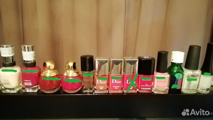 Лак для ногтей dior, chanel