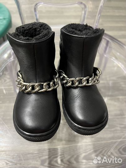 Ботинки зимние для девочки 22 размер Miss Grant