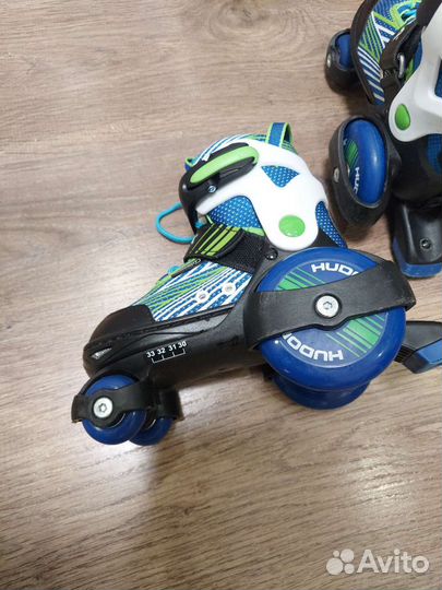 Раздвижные ролики hudora 30-33