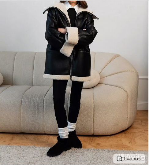 Дубленка женская 42 44