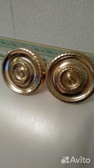 Крепления для штор никелерованные