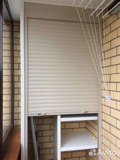 Шкаф с рольставнями на балкон по вашему эскизу