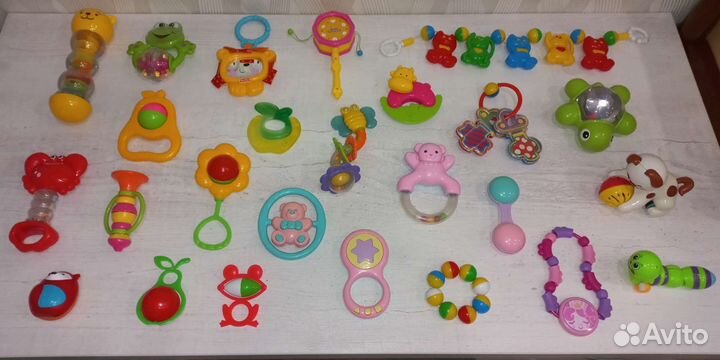 Погремушки пакетом, 30 шт