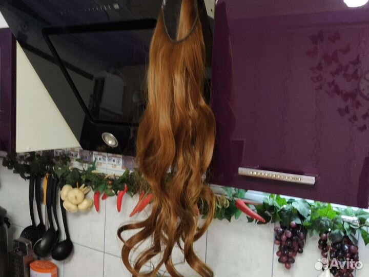 Волосы накладные на резинке