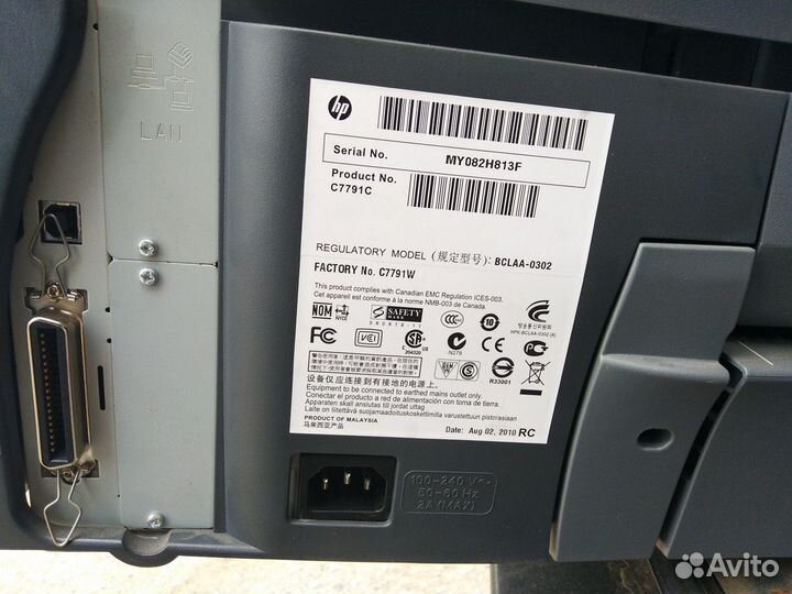 Цветной широкоформатный принтер HP 130 на запчасти