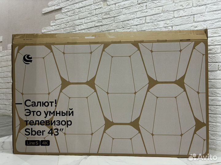 Новый Телевизор 4k SMART tv sber 43 109см Line S