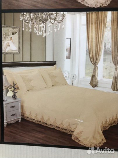 Комплект покрывало и наволочки 230*250 новый