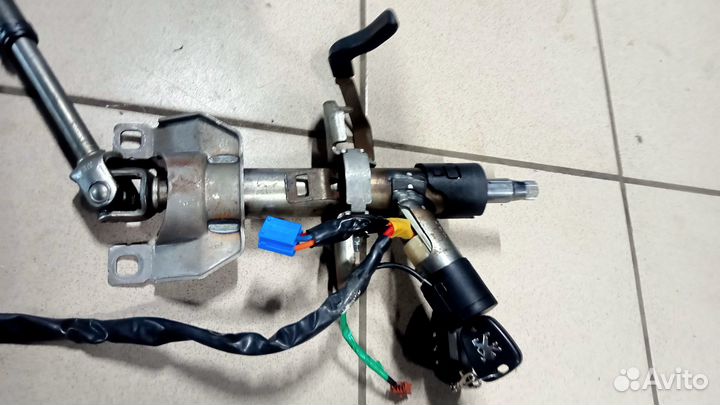 Колонка рулевая + замок зажигания Пежо 206 седан