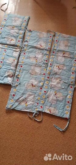 Бортики в детскую кроватку/одеяло