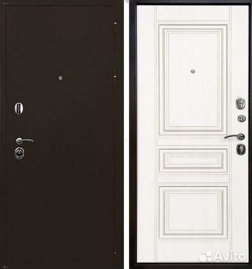 Дверь входная Троя цвет Орех шумо-изоляционная