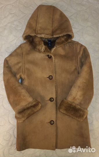 Дублёнка для девочки 5-6 лет