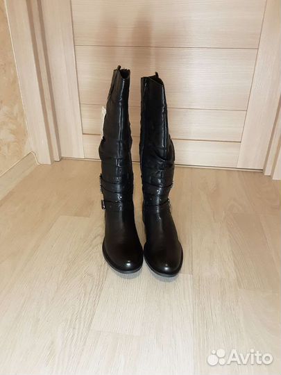 Сапоги женские новые осенние нат. кожа, р. 40