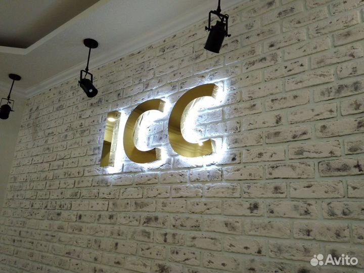 Металлические буквы из нержавеющей стали