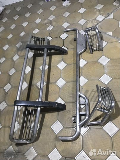 Бампера и кенгурятник на гелик