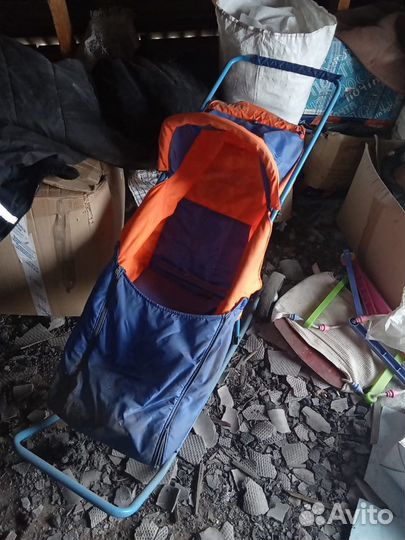 Коляска санки