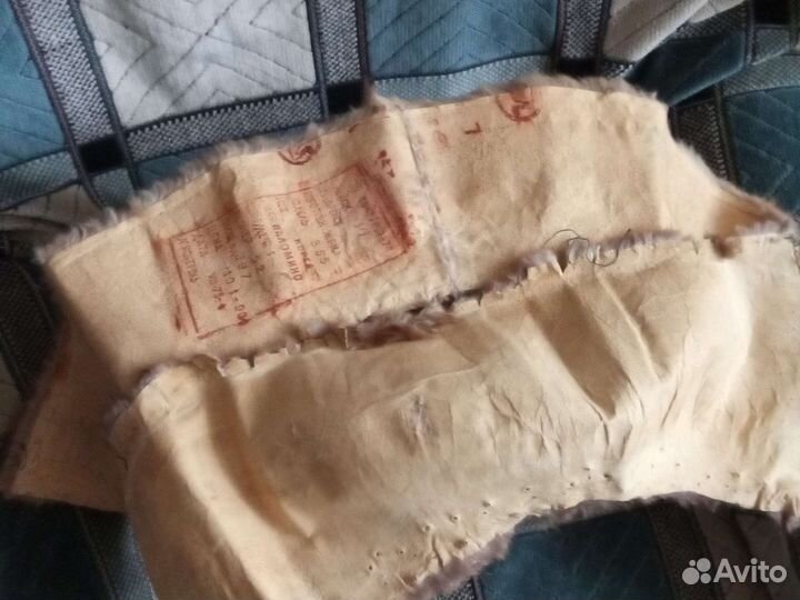 Норковые шкурки бу от шапок и воротника