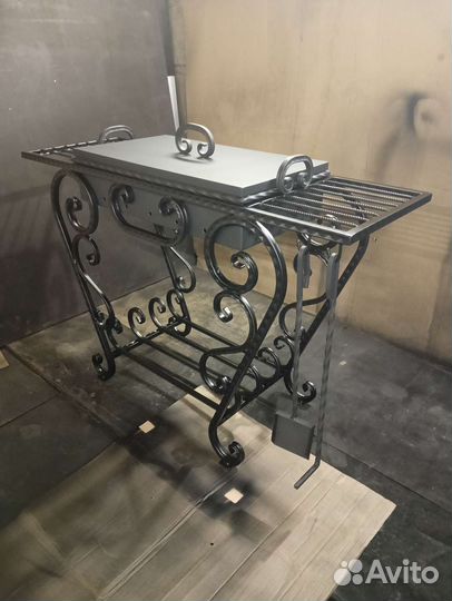 Мангал стенка 3 мм с крышкой